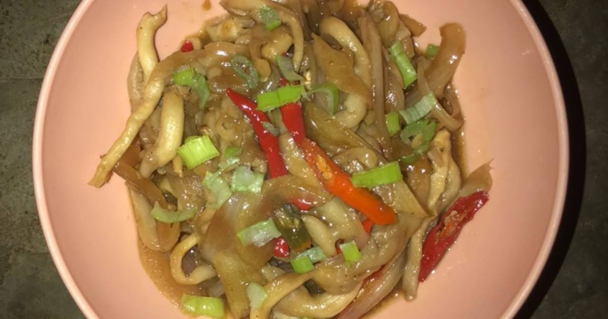 Resep Jamur tiram saus teriyaki oleh Onong Cookpad