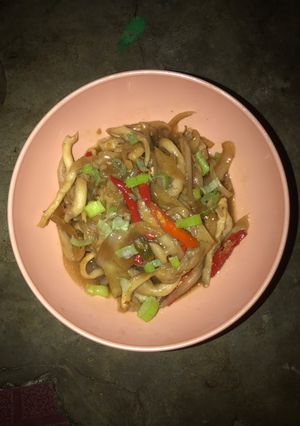 Foto resep Jamur tiram saus teriyaki