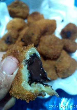 Foto resep Bola pisang coklat lumer