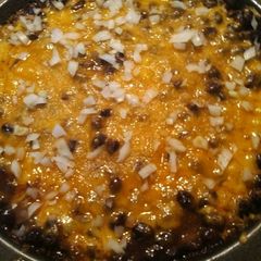 A picture of Potted Meat and Black Bean Pie.