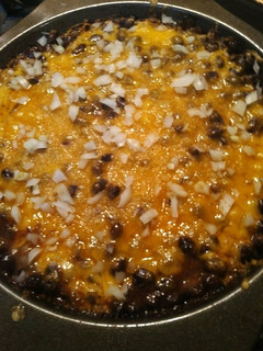 A picture of Potted Meat and Black Bean Pie.