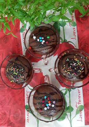 عکسی از دستور کیک فنجانی 🍰