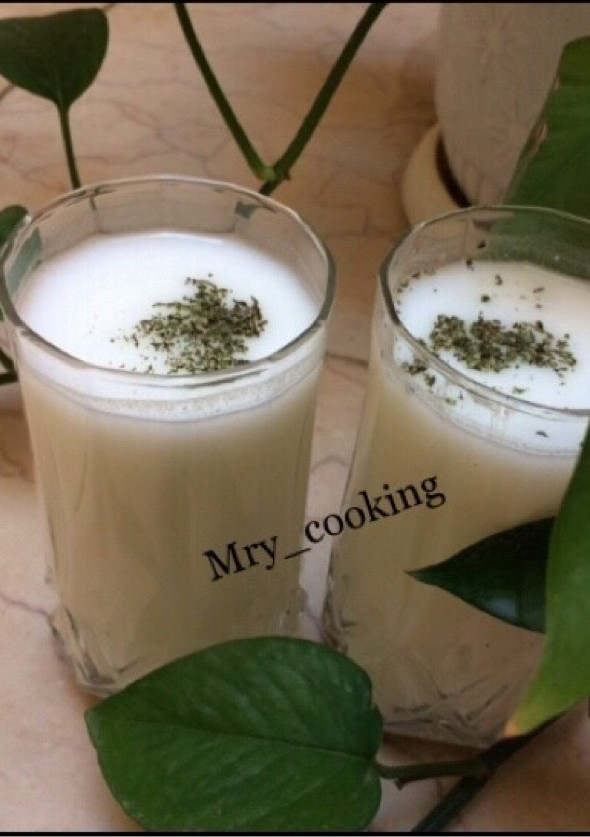 عکسی از دستور دوغ گازدار