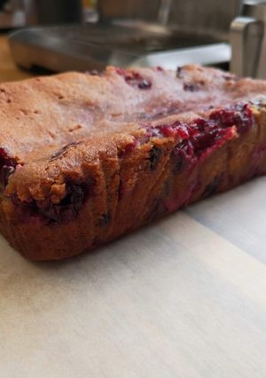 A picture of Morello Cherry & Dark Chocolate Cake.