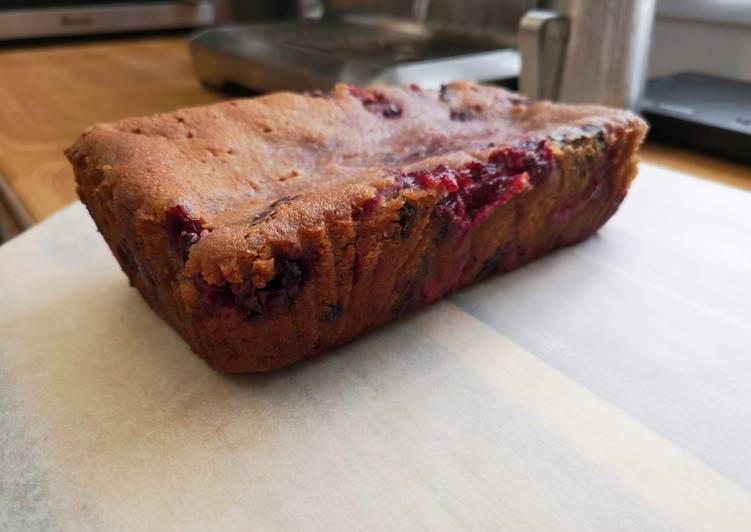 Simple Way to Make Any-night-of-the-week Morello Cherry &amp; Dark Chocolate Cake