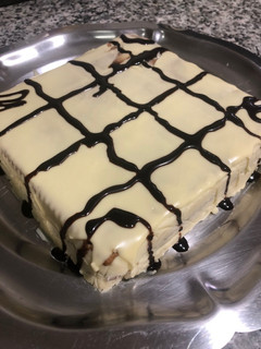 Una foto de Tarta de chocolate blanco