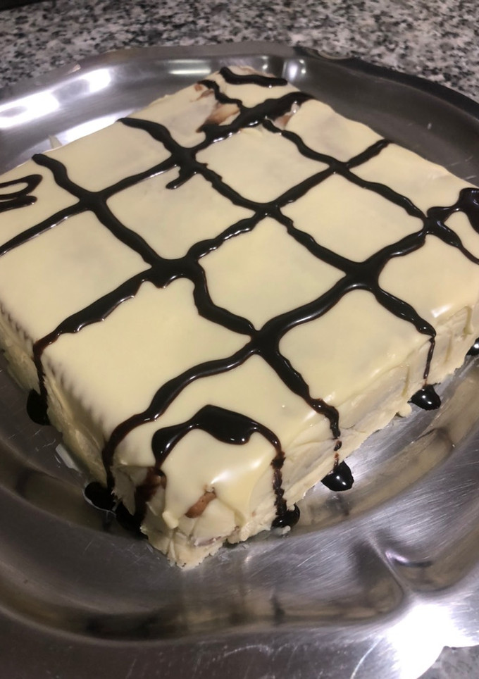 Una foto de Tarta de chocolate blanco