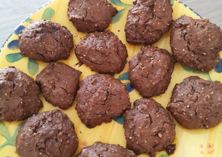 Guide étape par étape à Préparer Primée Cookies sésame courgettes