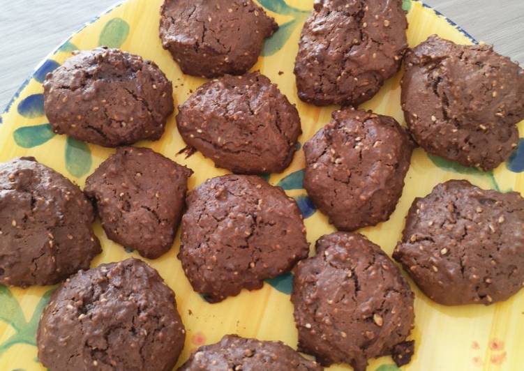 Comment Servir Cookies sésame courgettes