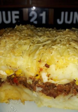 Una foto de Pastel de papas con carne