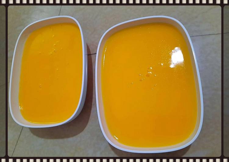 Resep Muhalabia mango pudding yang Enak Banget