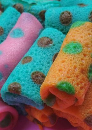 Foto resep Dadar gulung polkadot