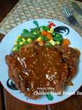 Chicken Steak Brown Sauce