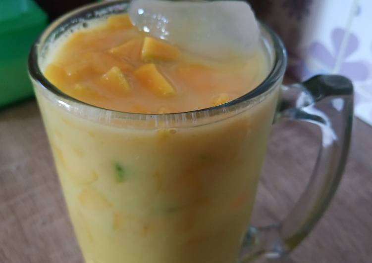 Cara Membuat Manggo jelly rumahan