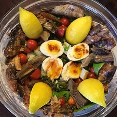 A picture of California Farm Sardine Salade Nicoise.