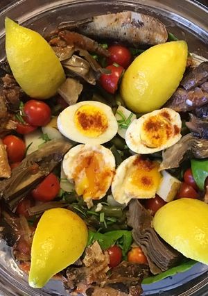 A picture of California Farm Sardine Salade Nicoise.