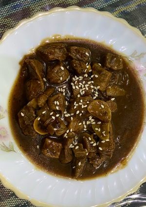 Foto resep Oseng Daging Sapi Bumbu Bulgogi