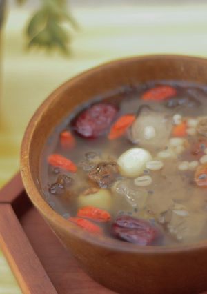 Foto resep Peach gum dessert