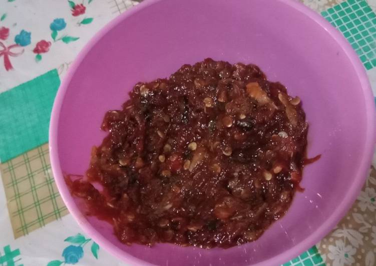 Sambal terasi no ribet