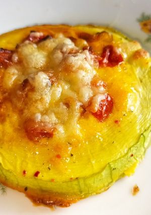 Töltött tök karika recept fotója