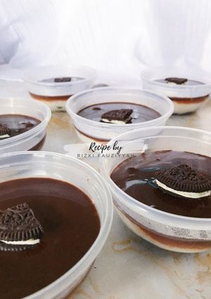 Foto resep Puding Oreo