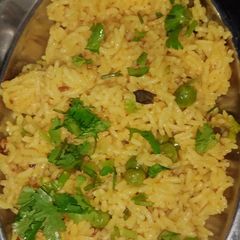 A picture of Matar pulav.