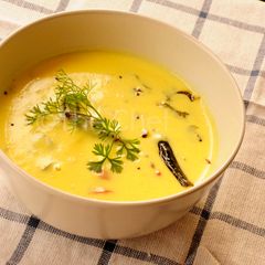 A picture of Majjiga Pulusu or Dahi Kadi.