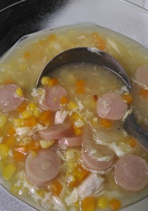 Foto resep Sup jagung manis