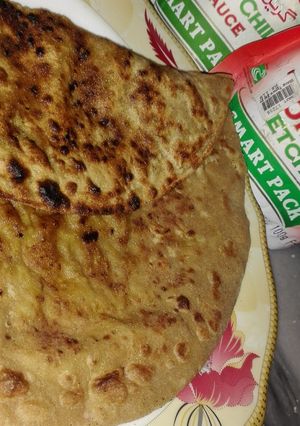 A picture of Alu Wala Paratha...💞.