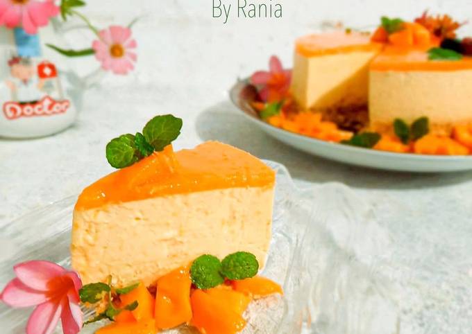 Rahasia Membuat Manggo Cheese Cake by Rania Anti Gagal