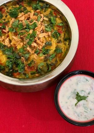 A picture of Kathiyawadi Healthy Veggie Masala Khichdi.