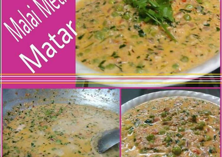 Easiest Way to Make Homemade Malai methi mattar