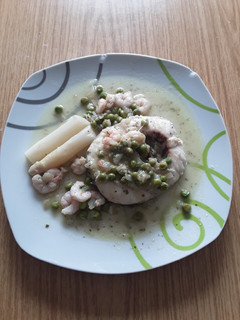 Una foto de Merluza en salsa verde