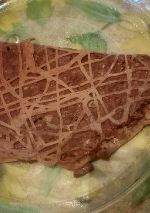 Une photo de Crêpe dentelle farcie omelette
