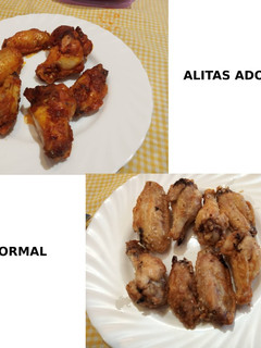 Una foto de Alitas Adobadas o normal en Airfryer