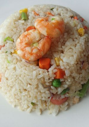 Foto resep Nasi Goreng Pelangi (Tanpa Kecap, Garam & MSG)