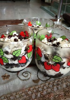 Foto resep 1. Oreo cheesecake