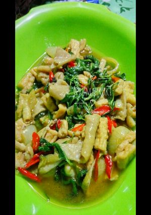 Foto resep Ca kangkung kulit ayam