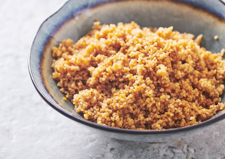 Easiest Way to Make Super Quick Homemade Bulgur wheat with vegetable stock