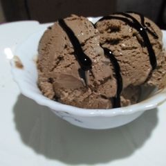 A picture of Homemade chocolate chip ice cream.