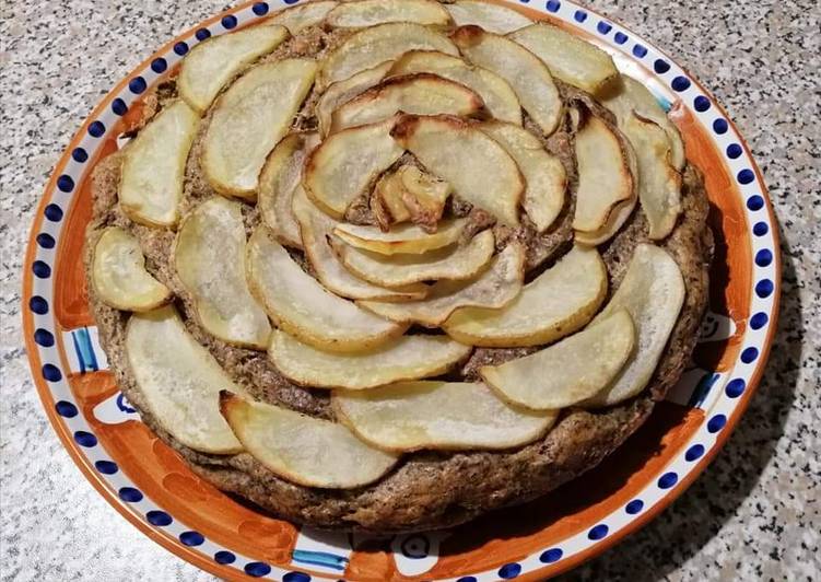 Recetta di Favorite Torta rustica integrale + grano saraceno, con spinaci, e cotto
