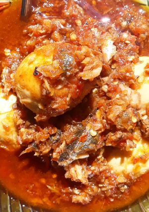 Foto resep Telor balado + layang suwir