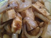 Une photo de caramel sauce