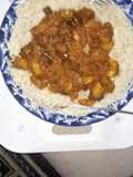 Spaghetti plantain sauce