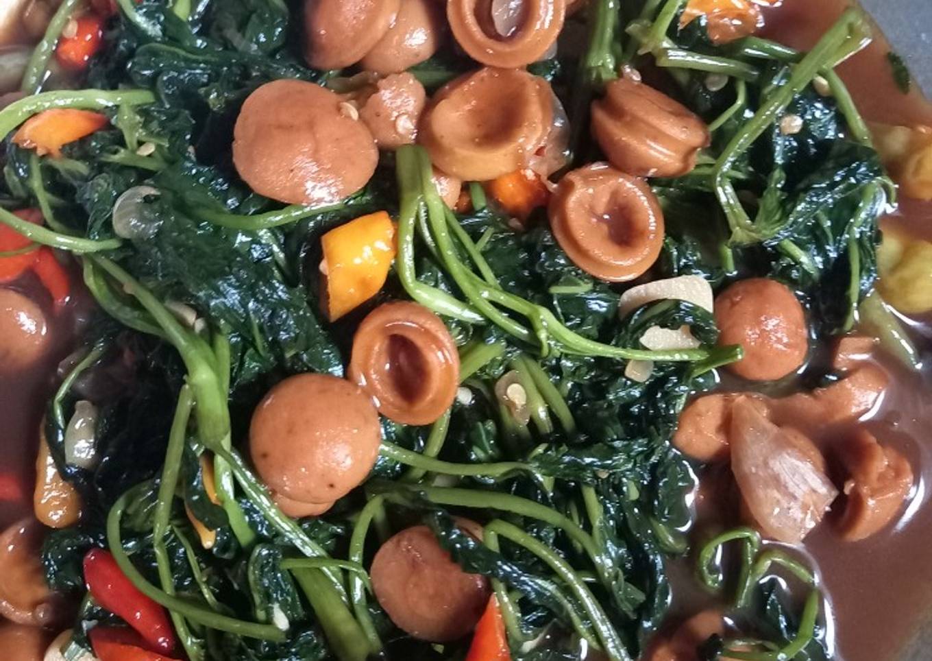 Suxhuk tumis kangkung