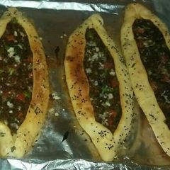 CHEESY TURKISH PIDE😋😍 A picture of CHEESY TURKISH PIDE😋😍.