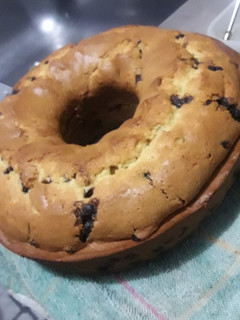 Una foto de Budín de limón y chips