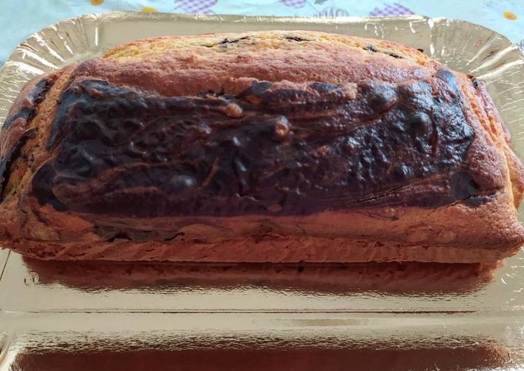 Plumcake variegato al cacao