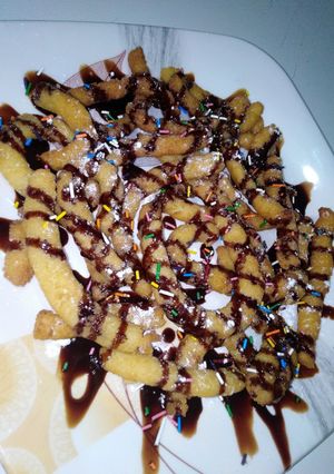 A picture of Spanish Churros.