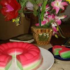 Puding semangka ala ala রেসিপির প্রধান ছবি